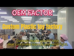 Juguetes de plástico personalizados que emiten luz y sonido