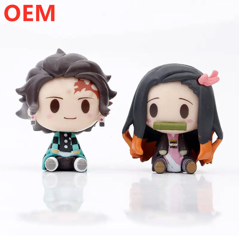 OEM personalizado Mini lindo juguetes de figuras de dibujos animados de PVC para niños personalizado juguete de figuras de PVC