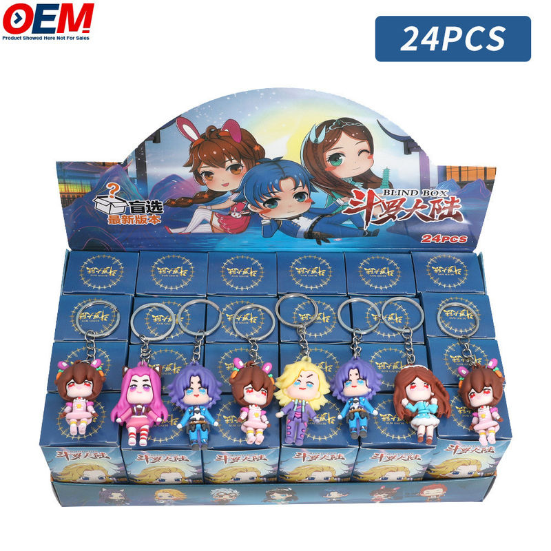 Juguetes 3D personalizados hacen Blind Surprise Box Juguetes Anime Figuras Blind Box Keychain Bolso Pendan