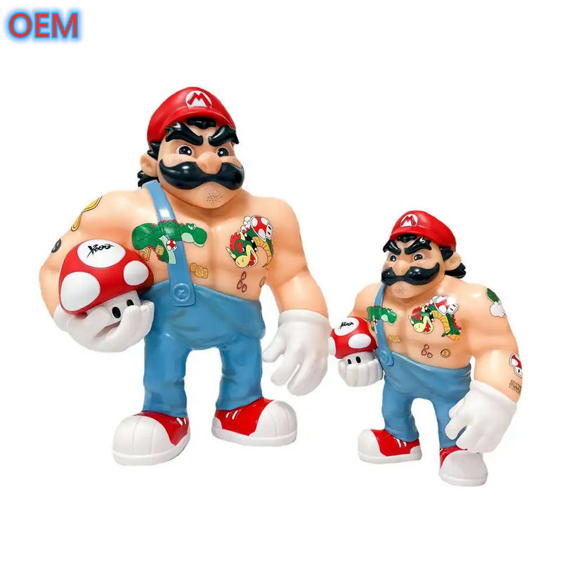 Personalizado 3d de plástico dibujos animados animales figuras de anime juguetes OEM diseño de PVC figuras de plástico juguetes
