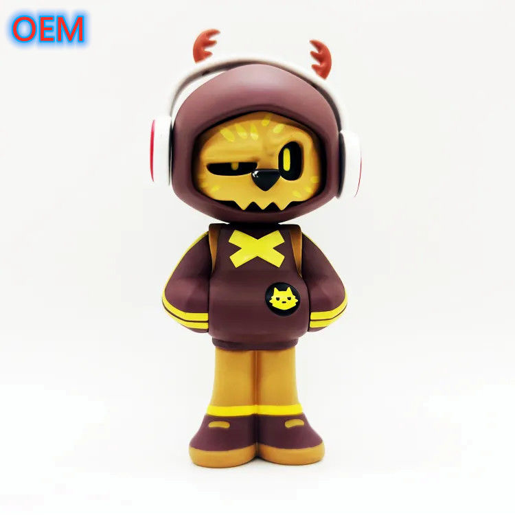 Personalizado 3d de plástico dibujos animados animales figuras de anime juguetes OEM diseño de PVC figuras de plástico juguetes