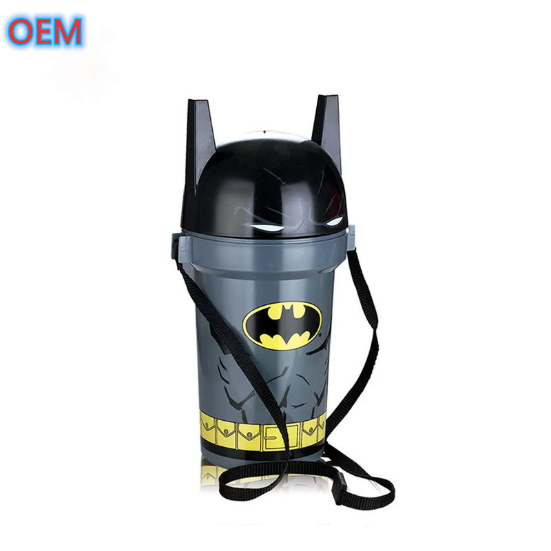 Cartoon Popcorn Bucket Personalización, diseño OEM Bucket de palomitas de maíz de plástico de alta calidad