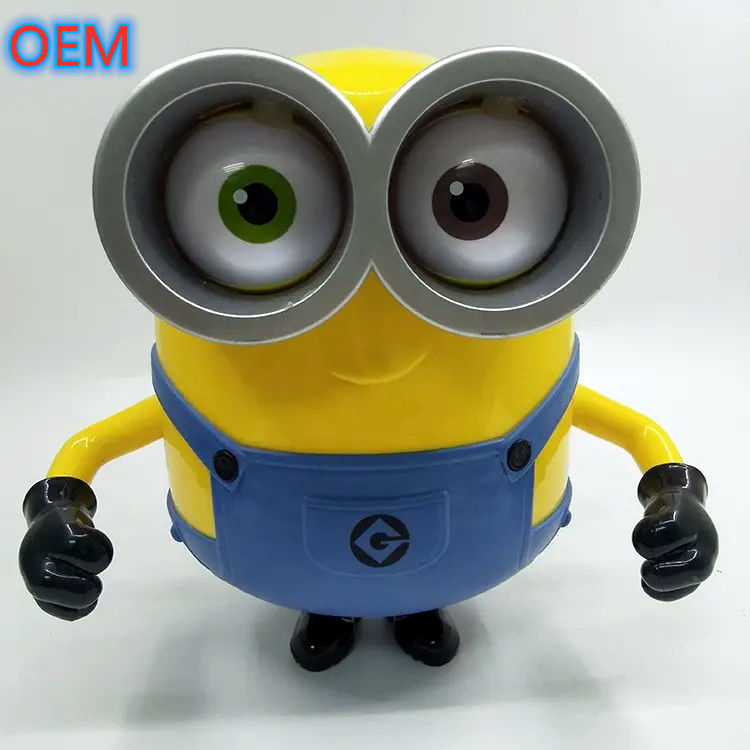 3d dibujos animados cubos de palomitas de maíz reutilizables personalización diseño OEM contenedor de plástico cubos de palomitas de maíz