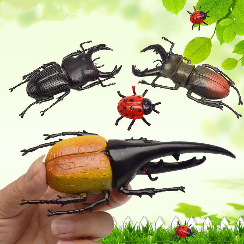 OEM fábrica personalizada modelo realista simulación de insectos juguete guardería ayudas de enseñanza broma juguetes