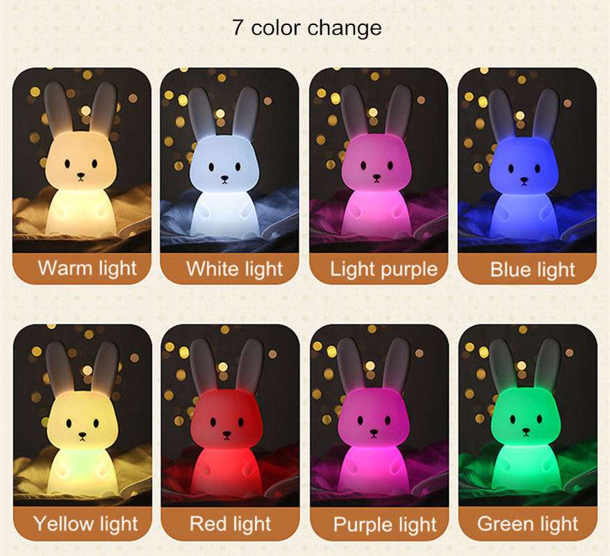 Luz de noche de LED personalizada Lámpara de dormitorio Sensor táctil Decoración de habitación Regalo lindo
