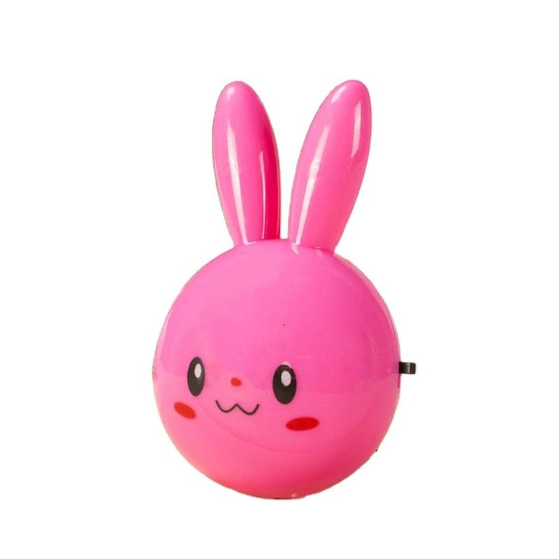 Fabricante de juguetes personalizado lámpara de noche de conejo LED con interruptor de encendido/apagado de luz de pared lámpara de cama