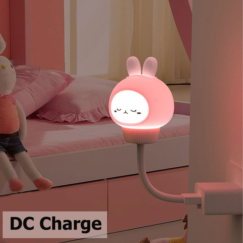 Fábrica personalizada lámpara de juguete PVC vinilo LED iluminación de juguetes dibujos animados USB lindos luces nocturnas