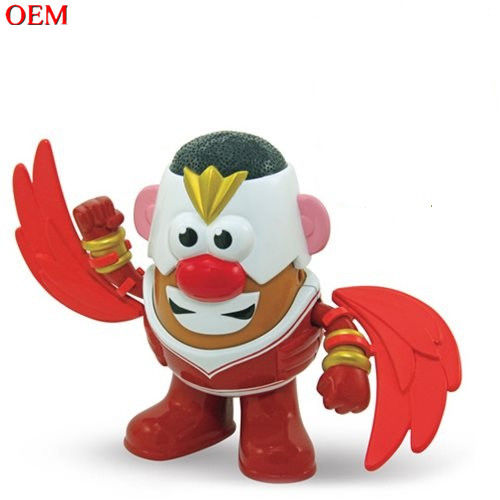 Fabricación de juguetes diseño de juguetes personalizado OEM PVC Personaje de película Patata cabeza 3D Toy personalizado figura de acción