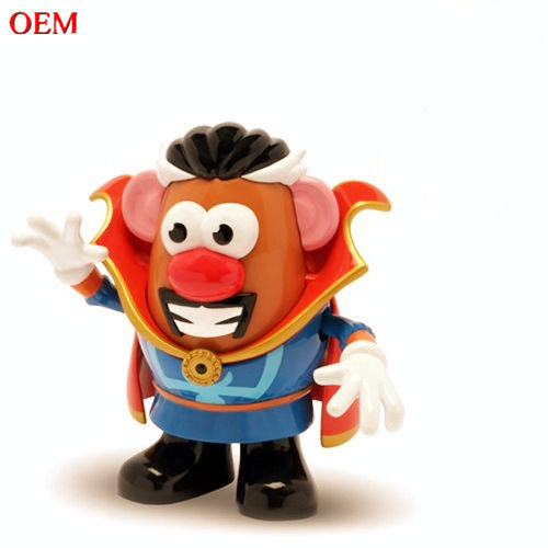 Fabricación de juguetes diseño de juguetes personalizado OEM PVC Personaje de película Patata cabeza 3D Toy personalizado figura de acción