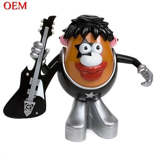 Fabricación de juguetes diseño de juguetes personalizado OEM PVC Personaje de película Patata cabeza 3D Toy personalizado figura de acción