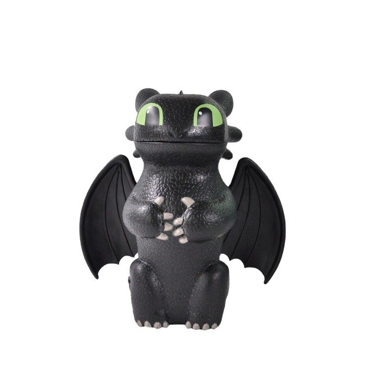 Alturas personalizadas de calidad plástico lindo 3D figura de juguete popcorn cubo para Navidad