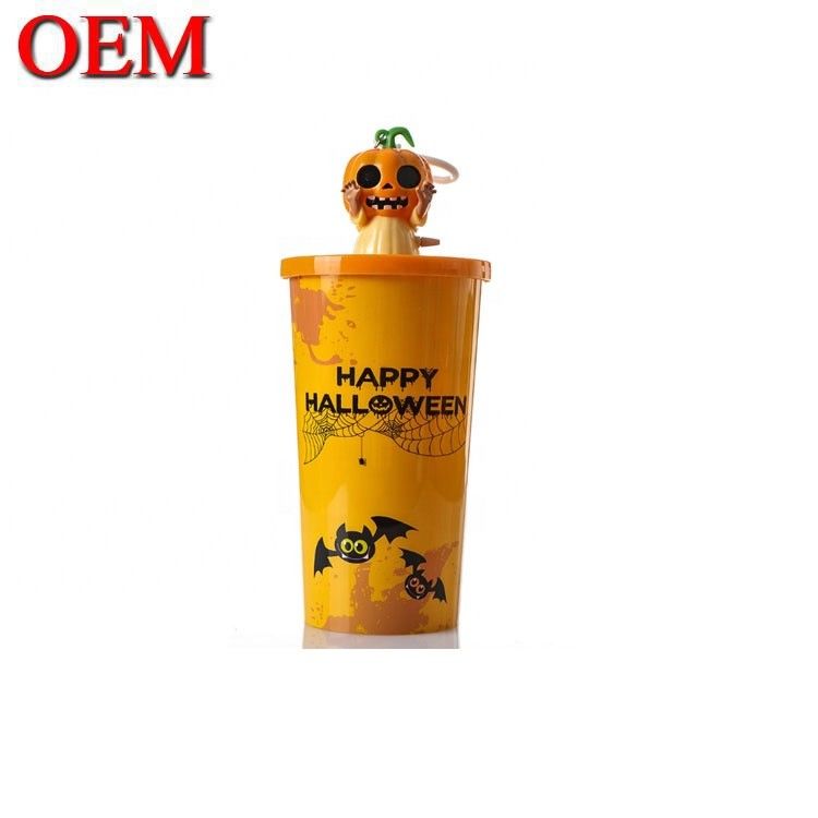 OEM 3D Coleccionable Diseñador Juguete Personaliza tu propia taza de plástico 3D Taza de bebida de dibujos animados