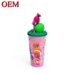 OEM 3D Coleccionable Diseñador Juguete Personaliza tu propia taza de plástico 3D Taza de bebida de dibujos animados