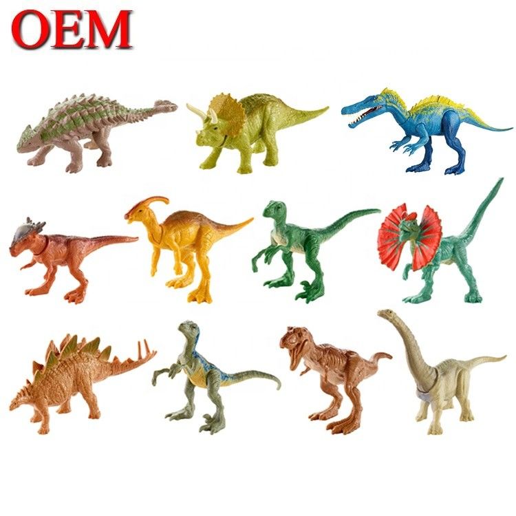 Fabricante de juguetes de figuras personalizadas oem Dinosaur Play Figure 3D Modelo de juguete de vinilo de juguete personalizado