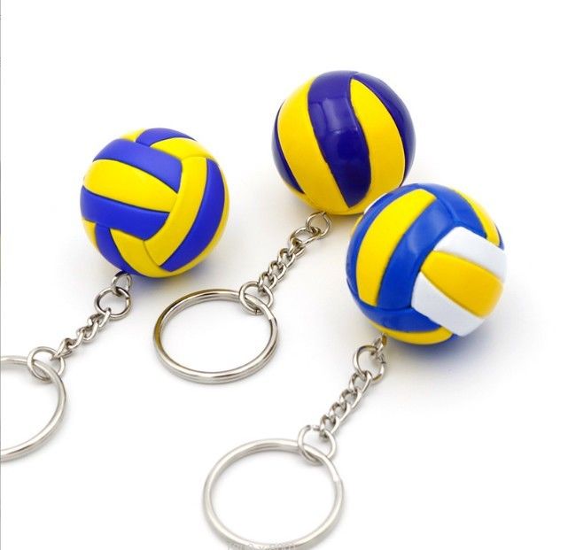 FACTORY 3D Mini Keychain en forma de bola hacer su propio diseño PVC Keychain personalizado