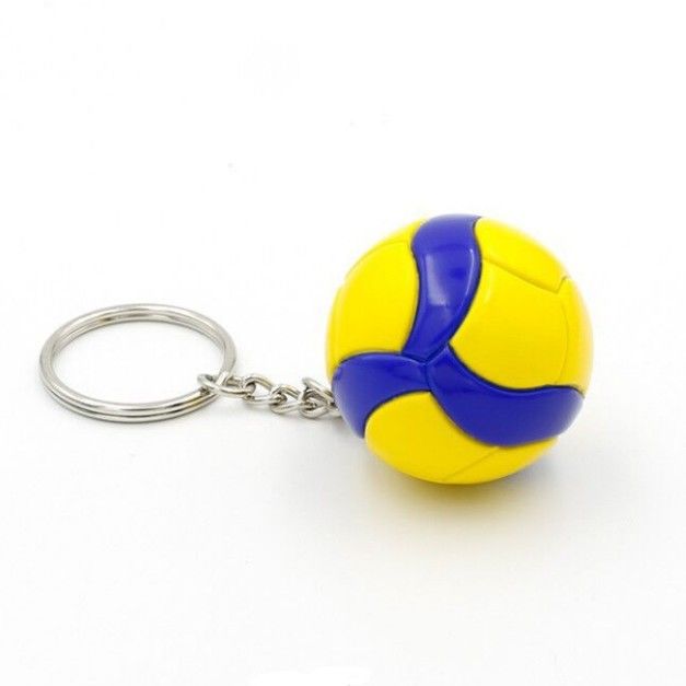 FACTORY 3D Mini Keychain en forma de bola hacer su propio diseño PVC Keychain personalizado
