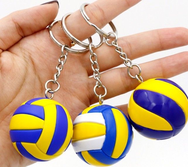 FACTORY 3D Mini Keychain en forma de bola hacer su propio diseño PVC Keychain personalizado