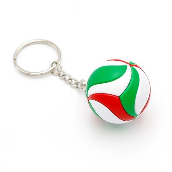 FACTORY 3D Mini Keychain en forma de bola hacer su propio diseño PVC Keychain personalizado