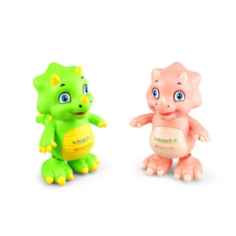 Fabrica OEM personalizada Robot eléctrico mascotas animales dinosaurio música caminante luz juguetes de baile