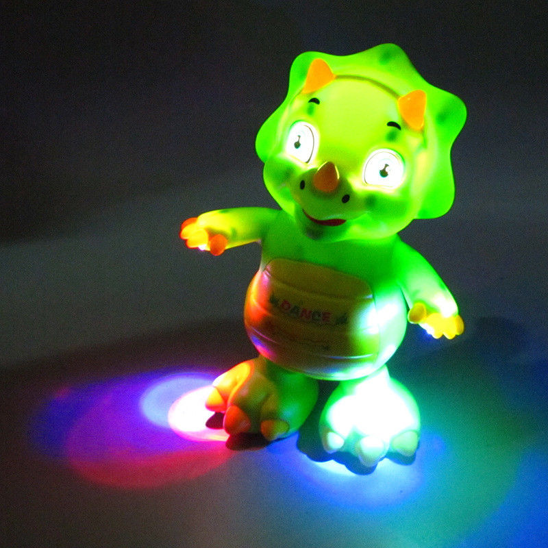 Fabrica OEM personalizada Robot eléctrico mascotas animales dinosaurio música caminante luz juguetes de baile