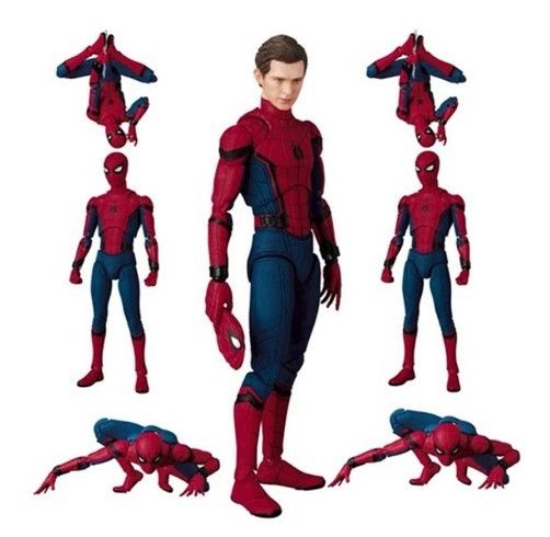 Personalizado de alta calidad 15cm Hombre Araña juguetes Tom Holland PVC Action Figure Spiderman Colección juguete con caja