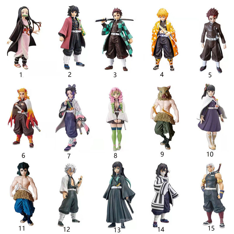 OEM Demon Slayer Modelo de Personaje Colección de Decoración Juguetes Personalizados de Acción
