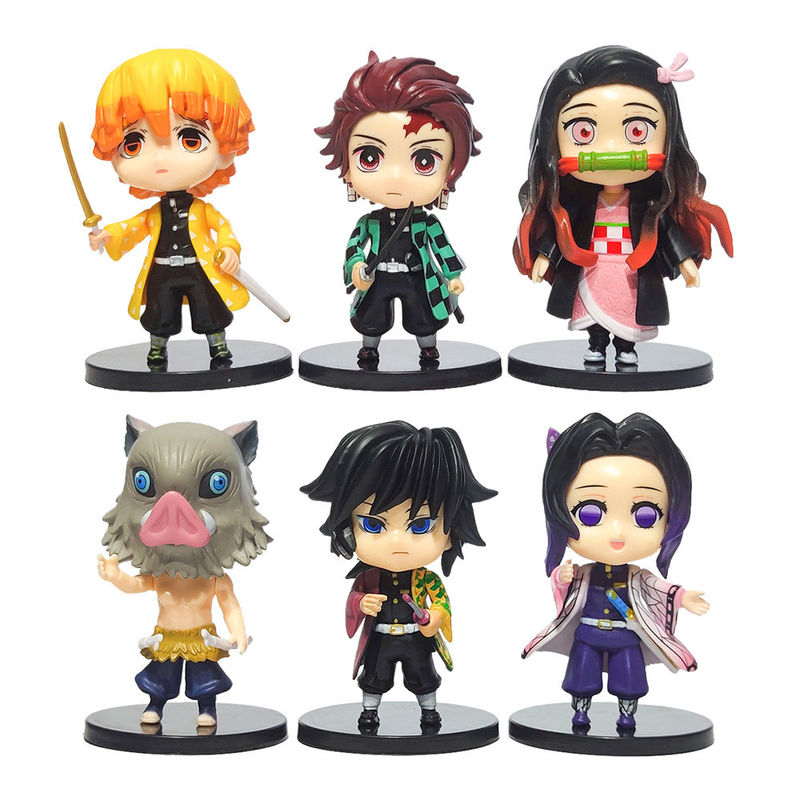 OEM Demon Slayer Modelo de Personaje Colección de Decoración Juguetes Personalizados de Acción