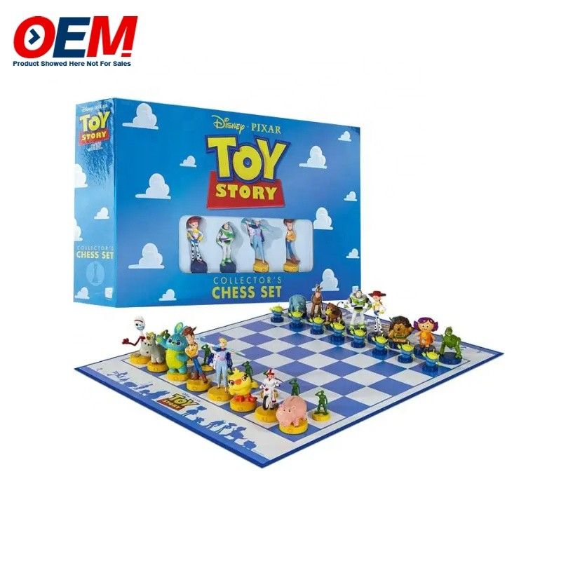 Juguetes de mesa personalizados de plástico para personajes de riesgo/ajedrez/educación/negocios/bebidas/juego de mesa con caja