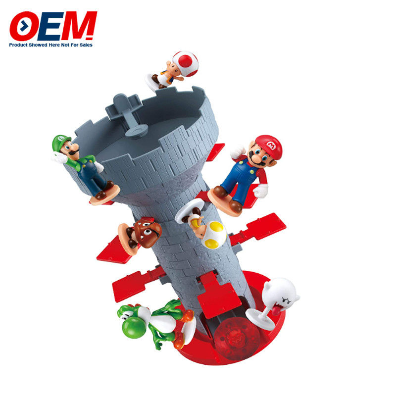 Juegos Dientes Super Mario Piranha Planta Escape Hecho Juego de acción de mesa para edades 4+ con 2 figuras de acción de Super Mario coleccionables
