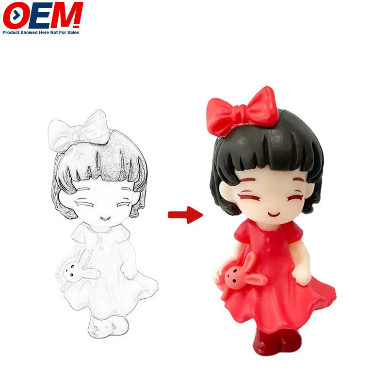 Fabricante de juguetes hacen de plástico de material de PVC juguetes figura de diseño personalizado mini figura de plástico figura de vinilo Personalizado Anime figura de PVC