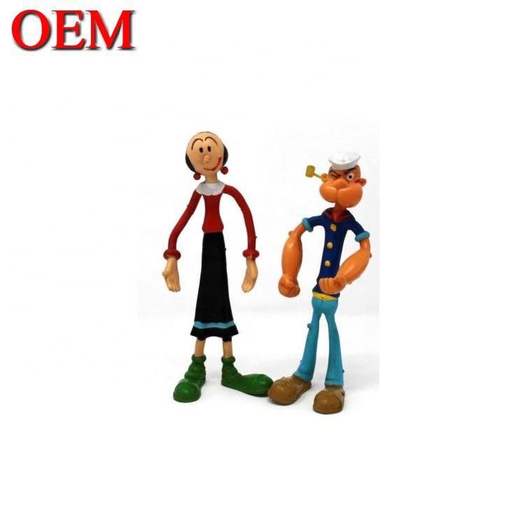 Fábrica de hacer personalizado figura plegable dibujos animados personaje de juguete plegable personaje personalizado dibujos animados modelo militar juguete