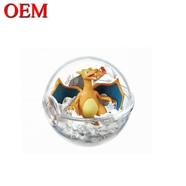 Personalizado Mini Personaje de dibujos animados Capsula Figura de huevo Juguete plástico lindo hecho de PVC Juguete Capsula