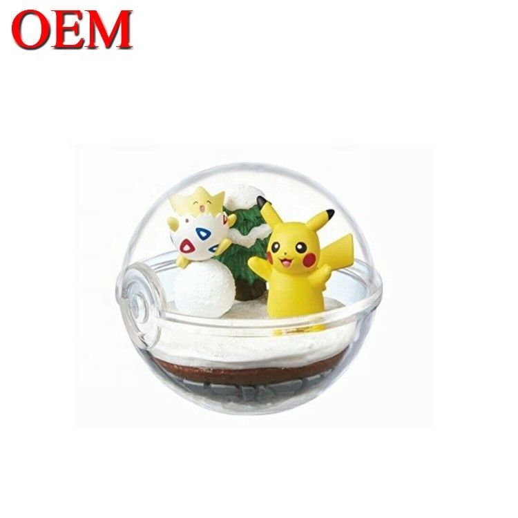 Personalizado Mini Personaje de dibujos animados Capsula Figura de huevo Juguete plástico lindo hecho de PVC Juguete Capsula