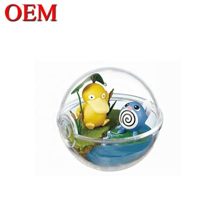 Personalizado Mini Personaje de dibujos animados Capsula Figura de huevo Juguete plástico lindo hecho de PVC Juguete Capsula