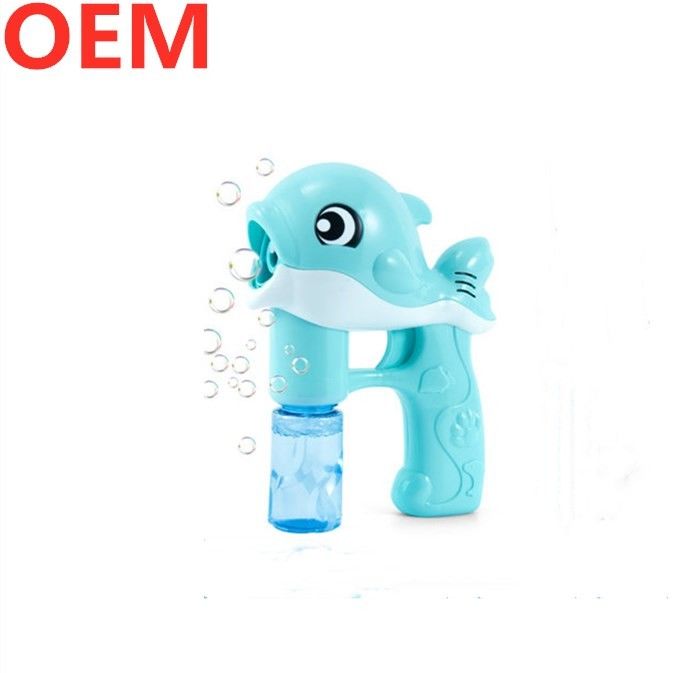 OEM personalizado 3D Mini dibujos animados de mano máquina de soplar burbujas portátil
