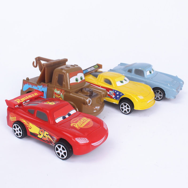 Fabricante personalizado dibujos animados Pixar Cars Racing Series Jackson Storm Cruz Smokey 1:43 Auto de aleación de metal de fundición juguetes niño niño Gif