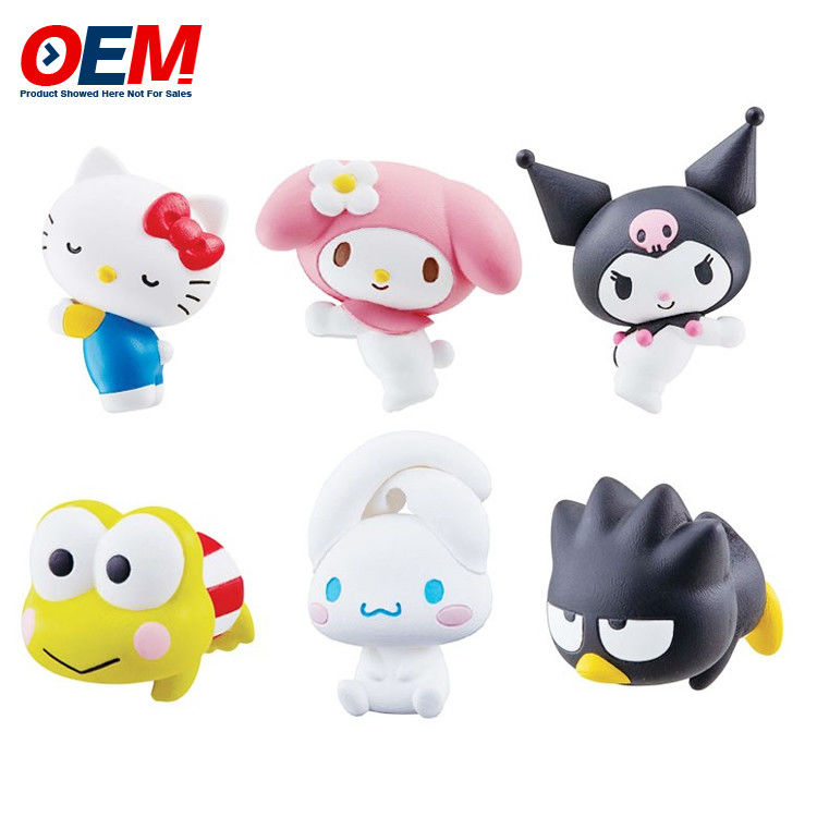Personalizado de PVC Mini Figura de plástico de dibujos animados OEM Hacer 5 cm de altura de plástico de juguete