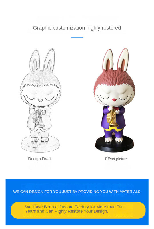 Alturas personalizadas Calidad ecológica Taza de hielo de figuras en 3D Cartoon Cute Toy Cream Mug