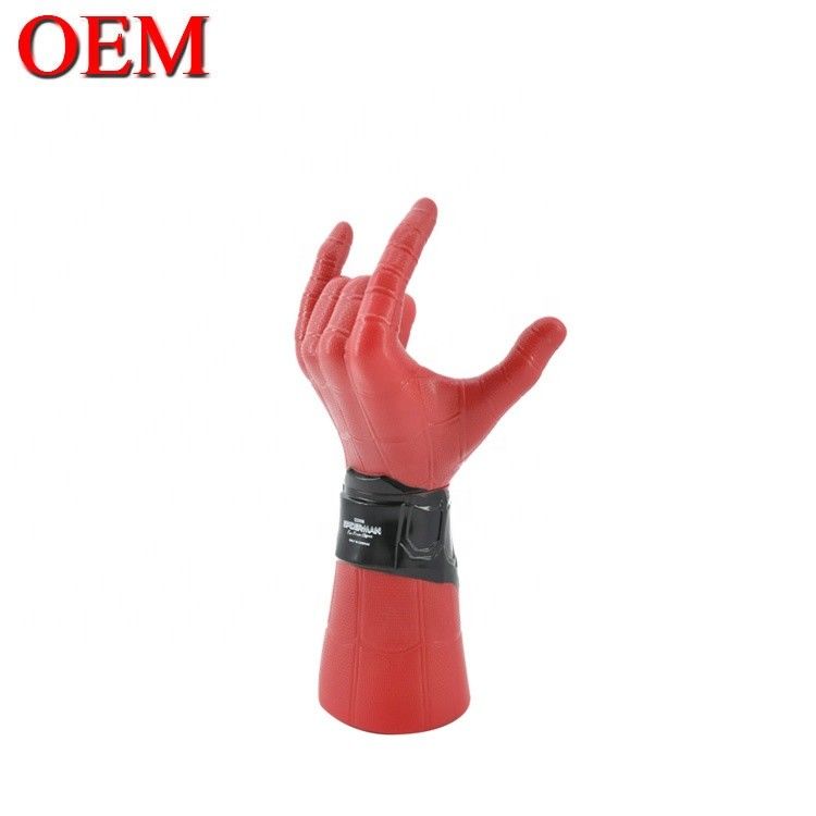 Modelo 3D personalizado de Spider-Man Botella OEM Forma de personaje Copa de paja hecha en fábrica de tazas ABS 50 oz