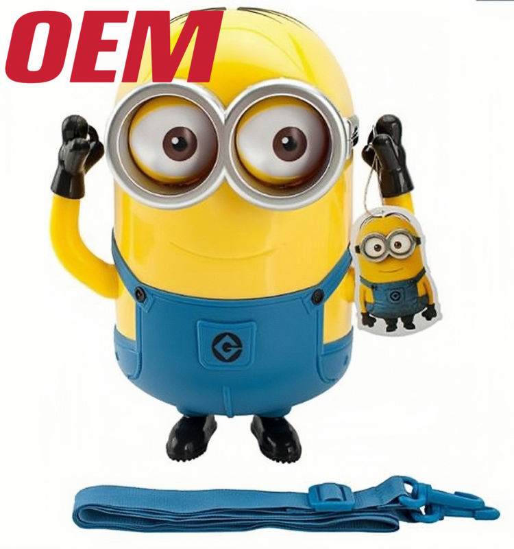 Lámpara de palomitas de maíz personalizada Bucket de palomitas de maíz OEM Bucket de plástico de palomitas de maíz Crear un personaje Bucket de palomitas de maíz