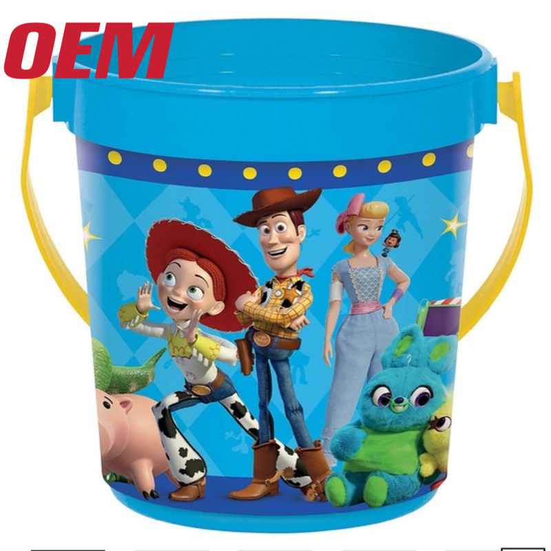 Contenedor de plástico de 60 oz de palomitas de maíz de diseño personalizado