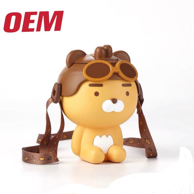 CUSTOM ABS Popcorn Bucket Bolso de hombro de plástico juguete de dibujos animados hacer personaje Popcorn Bucket