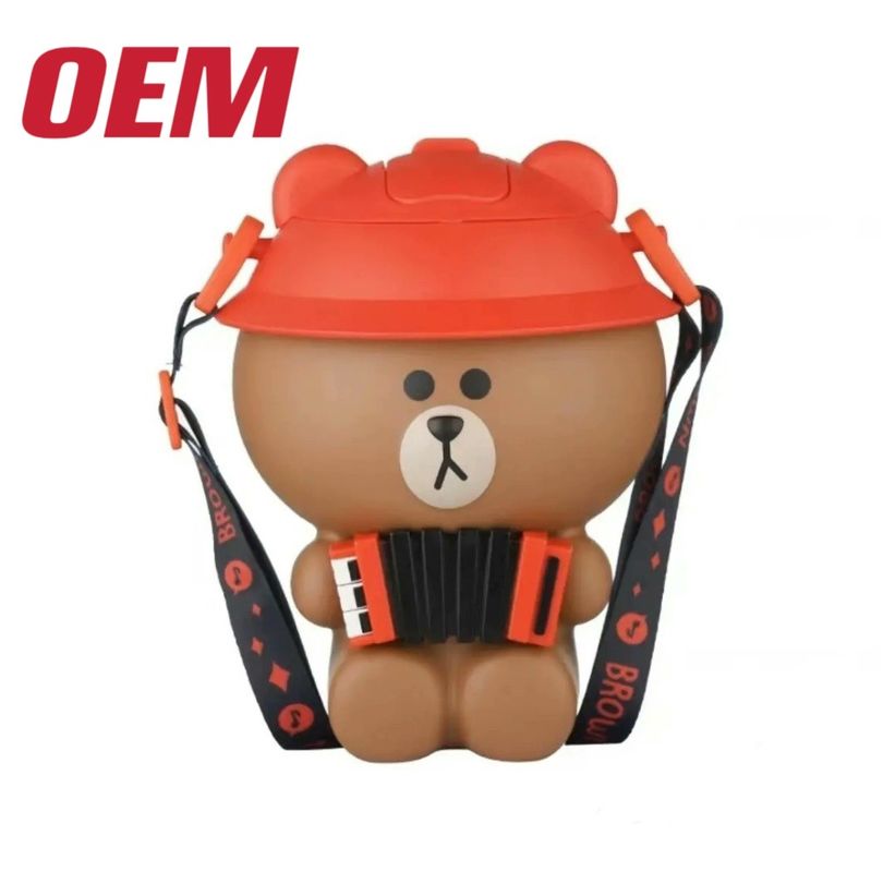CUSTOM ABS Popcorn Bucket Bolso de hombro de plástico juguete de dibujos animados hacer personaje Popcorn Bucket