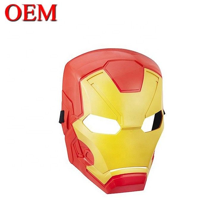 Máscaras personalizadas de Halloween Superhéroe de PVC Araña Héroe de Hierro Hulk Capitán América Máscaras Cosplay Trajes Máscara facial