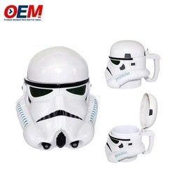 Personalizado Impreso Estrella de Cine Contenedor de palomitas de plástico Concepto OEM Cubo de palomitas de plástico