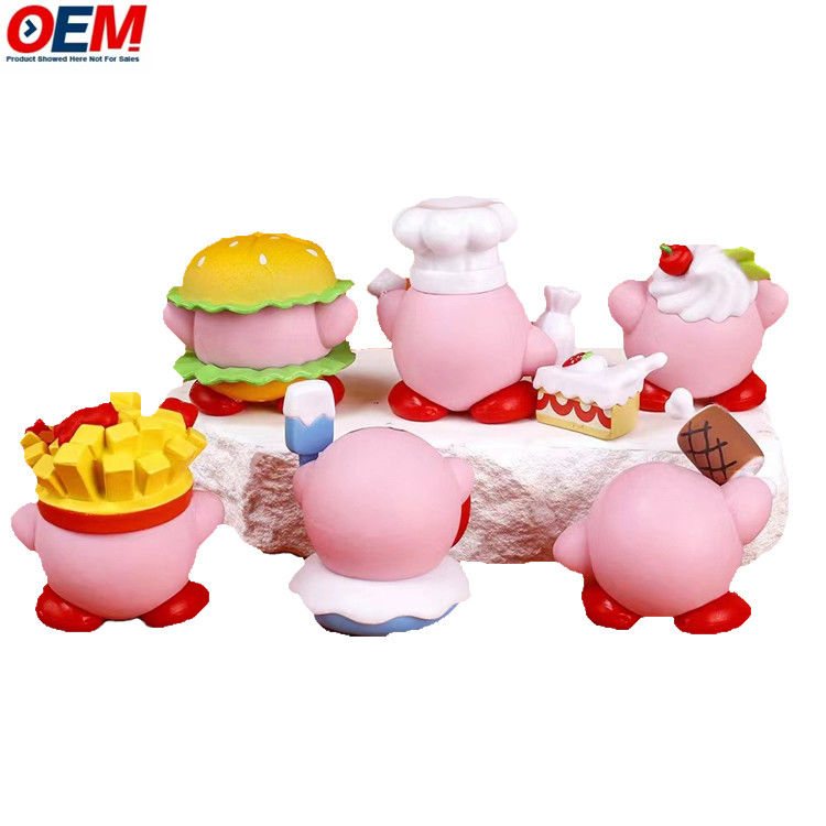 Juguetes de silicona de plástico personalizados OEM 3D personaje de figuras suaves y suaves Juguetes fábrica fabricantes de juguetes