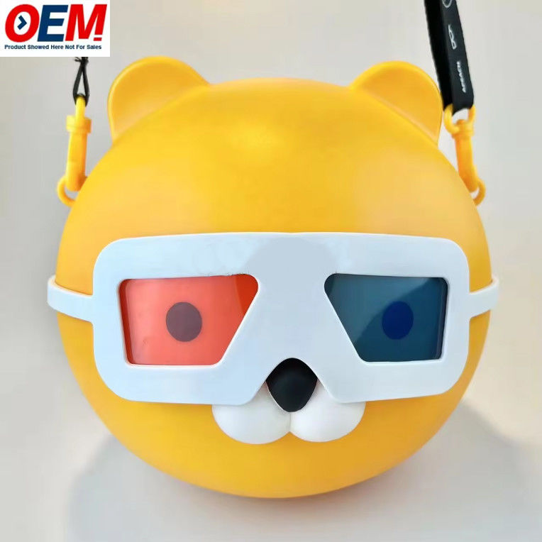 Película Cine Popcorn Bucket con materiales de diseño personalizados Color personalizado