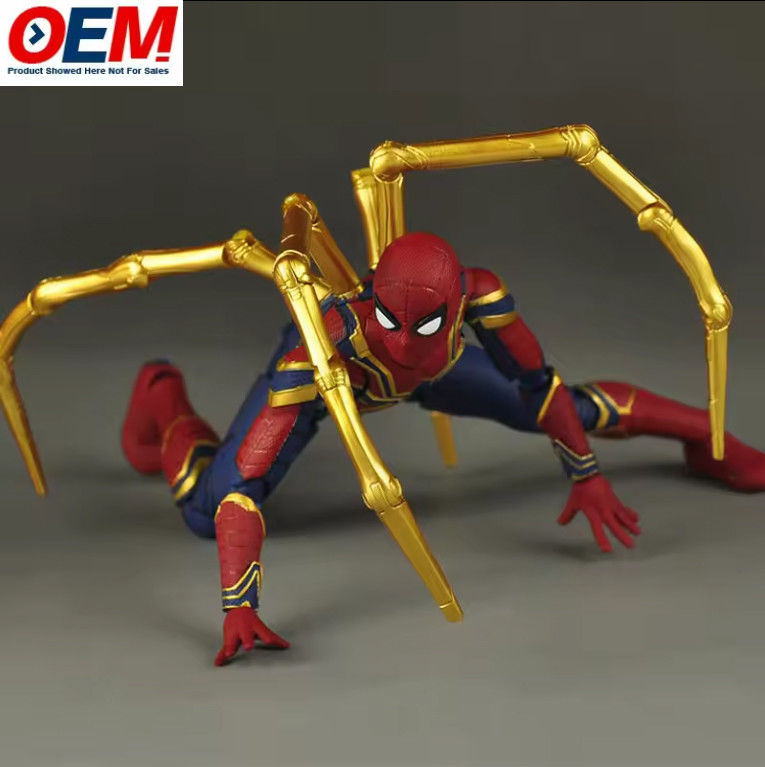 Hombre araña personalizado Figura de acción de plástico Hombre araña Modelo coleccionable de 15 cm Hombre araña Figura de modelo