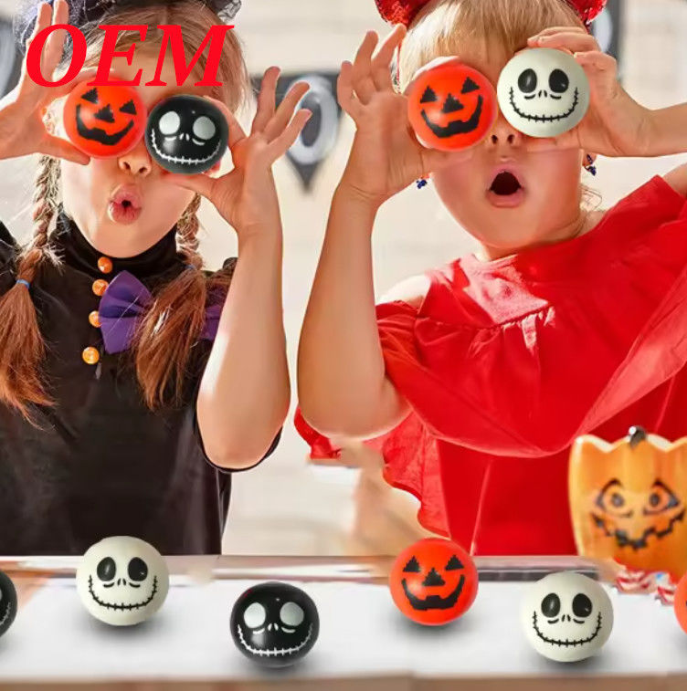 Halloween Nuevo juguete de descompresión de ojos TPR de oficina juguete sensorial infantil juguete de bola de compresión