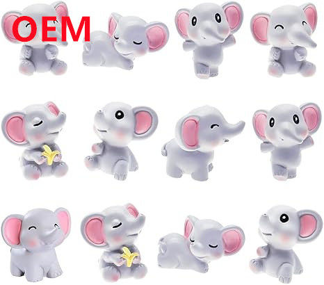 Juguetes de animales divertidos hechos a medida 6 diseños muñecos de PVC OEM material de PVC Mini juguetes